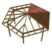 gazebi in legno impregnato, quadrati, esagonali ottagonali, chioschi con telo o con tetto
