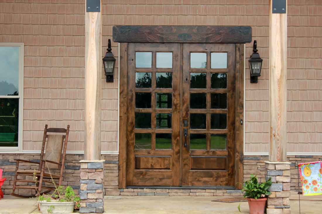 Porte in legno rustiche: porte garofoli interne in legno vetri e ... Scale rustiche legno per interni