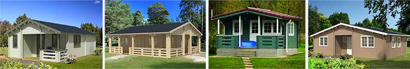 casette, case, chalet e bungalow in legno prefabbricate