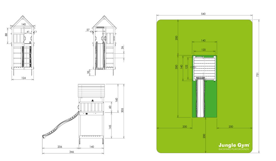 scheda misure cabin