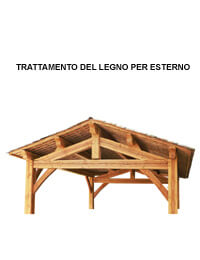 Tinteggiatura e finitura legno per esterno