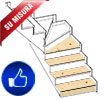 Rivestimenti per scale in legno di abete
