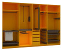 Accessori color Moka armadio e cabina armadio