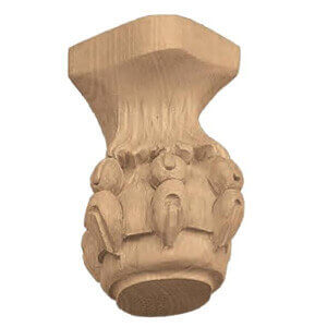 Zampa aquila in legno scolpito 13172