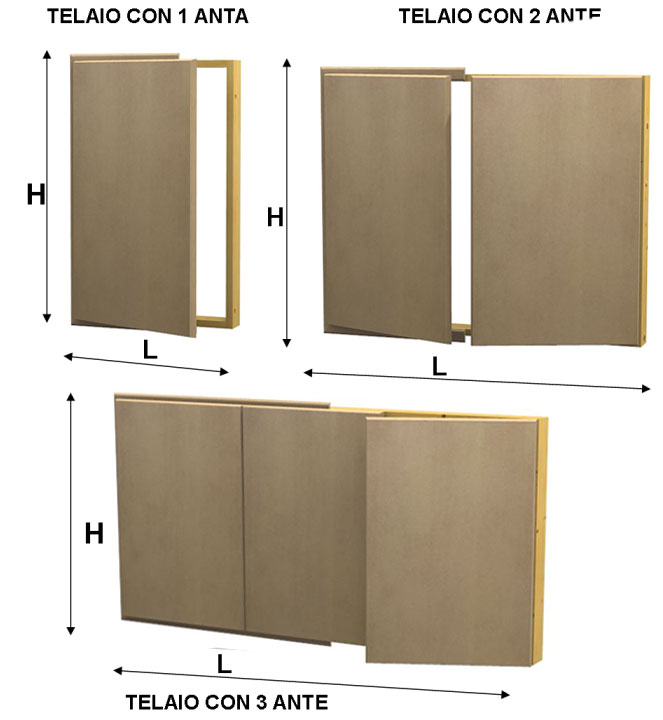 Antine Grezze Anna Con Telaio