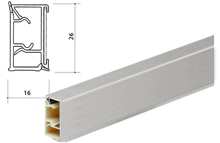 Generico Alzatina in Alluminio per Top Cucina cm 100-200 Vari