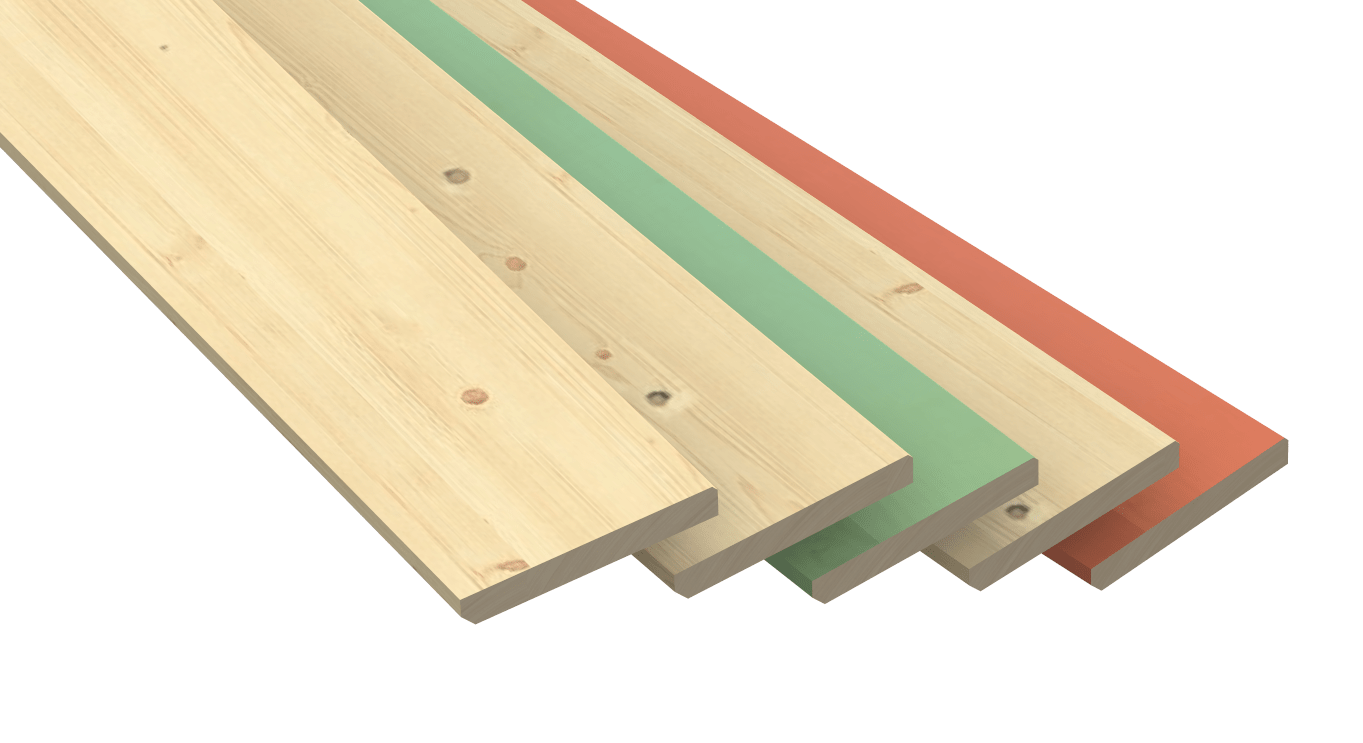 Battiscopa alto per boiserie in abete