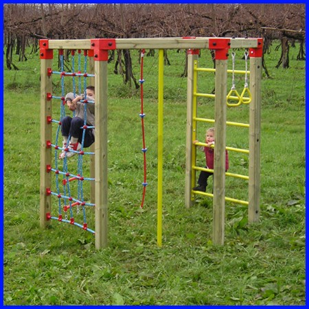 gioco x giardino/esterno per bambini Struttura x arrampicata in legno 