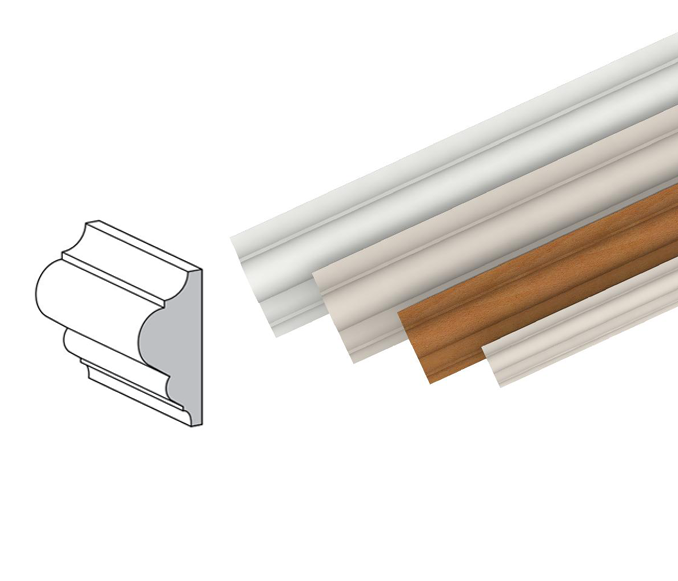 Cornice in legno per mattonelle