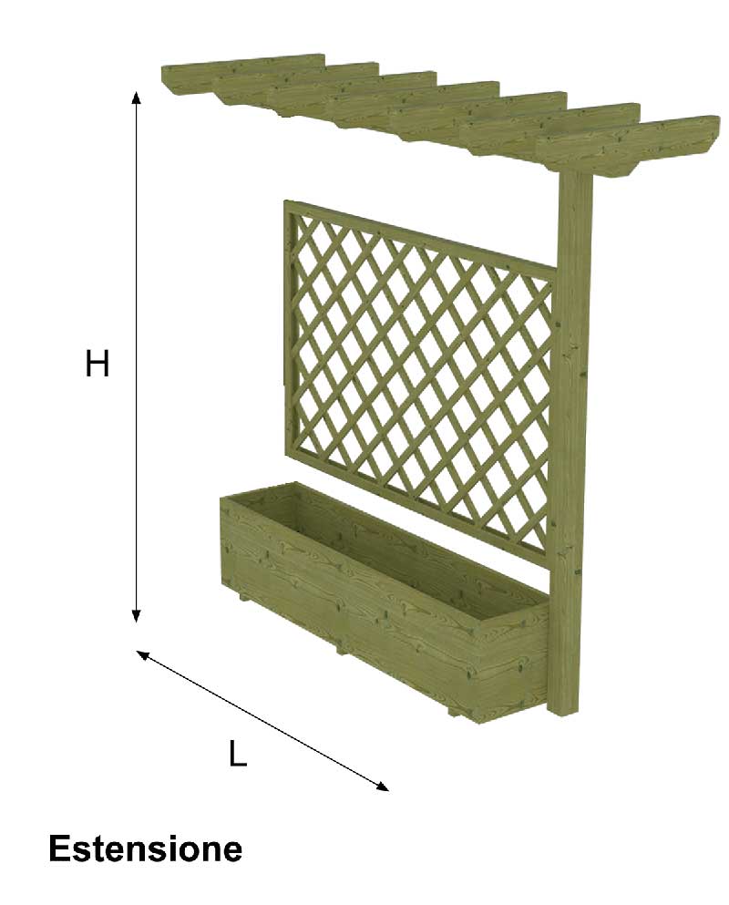 Separè griglia dritta negozio online