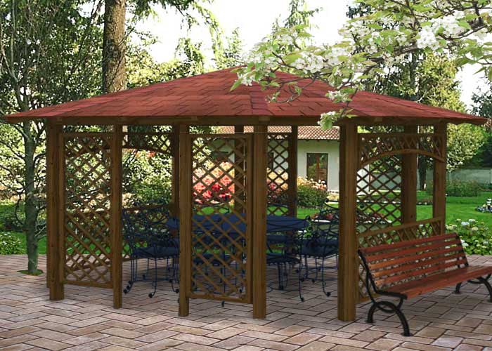 Gazebo in legno Sole
