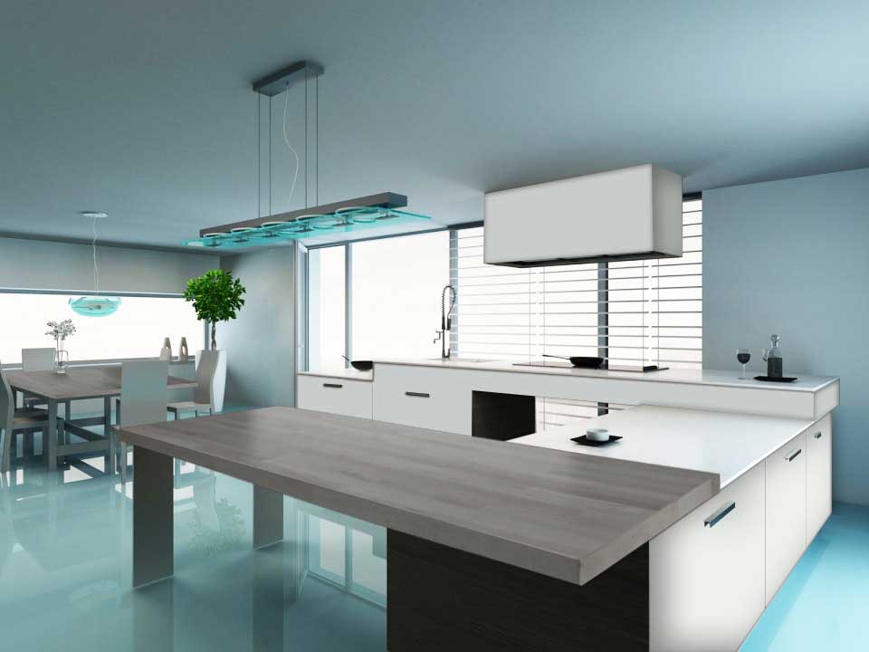 Top Per Cucine In Legno Lamellare Massello