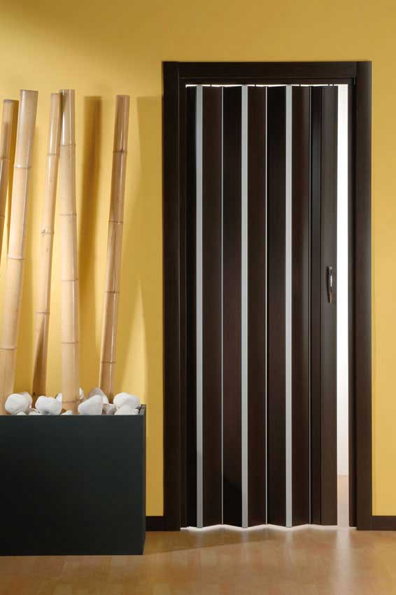 Porta a soffietto Design effetto 3D in PVC