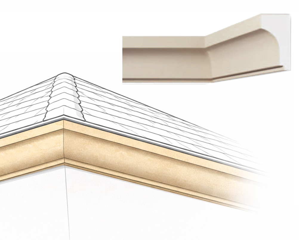 cornice per davanzali in polistirene BF9055 in vendita online da Mybricoshop