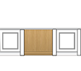 Pannelli lisci per Boiserie in legno su misura in vendita online da Mybricoshop