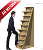 Scala conteitore in legno  su misura in kit di montaggio Flow in vendita online da Mybricoshop