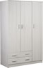 Armadio tripla anta 2 cassetti Simple in vendita online da Mybricoshop