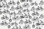 Carta da parati stampata Bicycle Wallpaper su misura in vendita online da Mybricohop