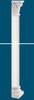 semicolonna in gesso ⌀ 12 cm mod. 10_5 in vendita online da Mybricoshop