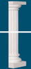 semicolonna in gesso ⌀ 28 cm in vendita online da Mybricoshop