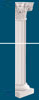 semicolonna in gesso ⌀ 18 cm mod.9_3 in vendita online da Mybricoshop