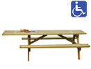 Set tavolo e panche con copertura in vendita online da Mybricoshop