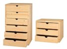 Cassettiera  abete P 35  in legno grezzo in vendita online da Mybricoshop