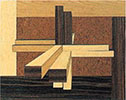 Quadro puzzle ad intarsio in legno Trave in vendita online da Mybricoshop