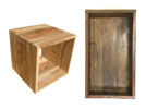 Sistema modulare Q-box legno  grezzo riciclato per scaffalature su misura dalla Bottega di Mastro Geppetto la falegnameria online di Mybricoshop