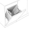 cesto portabiancheria da incasso per modulo da 45 cm  in vendita online da Mybricoshop