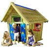 Casetta gioco crazy playhouse con porta e finestra uso privato parchi gioco