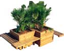 Fioriera panca in legno impregnato in vendita online da Mybricoshop