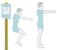 Palo portatabella flessione gambe per attrezzature ginniche per uso pubblico. per esercizi ginnici in vendita online da Mybricoshop