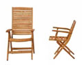 sedia 2 Robinia modello Floor per esterni in vendita online da Mybricoshop