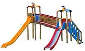 Fortino parco gioco Buok certificato per uso pubblico in vendita online da Mybricoshop