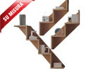 Mensola da parete scala  su misura in laminato in vendita online da Mybricoshop