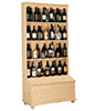 Mobile enoteca in legno massello per 140 bottiglie in vendita online da mybricoshop