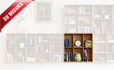 scaffale-libreria-componibile in multistrato in vendita online da Mybricoshop