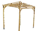   Pergola rustica in castagno in vendita online da Mybricoshop