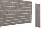 Doghe da rivestimento per parete in pvc Pietra grigia serie Ecopan in vendita online da Mybricoshop