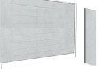 Doghe da rivestimento per parete in pvc Cemento bianco serie Ecopan in vendita online da Mybricoshop