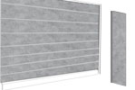 Doghe da rivestimento per parete in pvc Cemento grigio serie Ecopan in vendita online da Mybricoshop