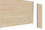Doghe da rivestimento per parete in pvc rovere grano wood Ecopan in vendita online da Mybricoshop