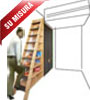 Scala per soppalco Thea in legno in kit per spazi piccoli su misura in vendita online da Mybricoshop
