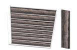 Doghe da rivestimento per parete in pvc tavolaccio scuro wood Ecopan in vendita online da Mybricoshop