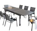Tavolo da giardino allungabile Corfu con sedie per giardino e terrazza in vendita online da Mybricoshop