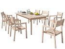 Tavolo da giardino Jessica con sedie per giardino e terrazza in vendita online da Mybricoshop
