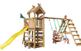 Torretta  gioco  Teepee climb Jungle gym con pertica_mybricoshop