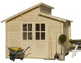 Casetta da giardino in elgno modello Triplo in vendita online da Mybricoshop