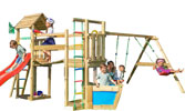 Torretta  gioco Voyager Swing  con scivolo e altalena  Jungle Gym _mybricoshop